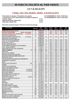 55 VUELTA CICLISTA AL PAIS VASCO