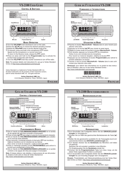 VX-2100 USER GUIDE VX-2100