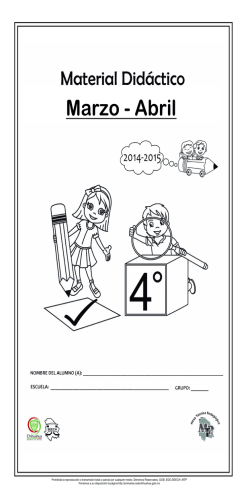 Cuarto grado - SEECH. Direcci&oacute;n de Educaci&oacute;n Primaria.