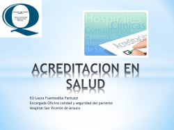 revise aqui la acreditacion - Hospital San Vicente de Arauco