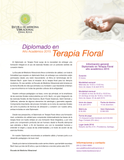 Descargue pdf del Diplomado - Escuela de Medicina Vibracional