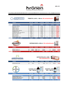 TRIBIOTIC LA INY. x 100 ml. 20% de Bonificaci&oacute;n