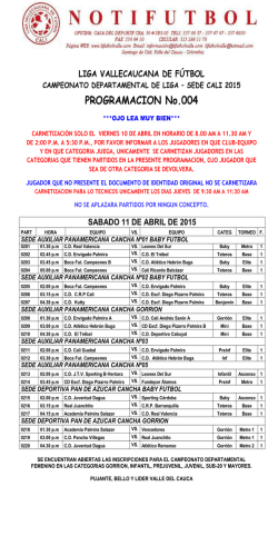 Descargar  - Liga Vallecaucana de F&uacute;tbol