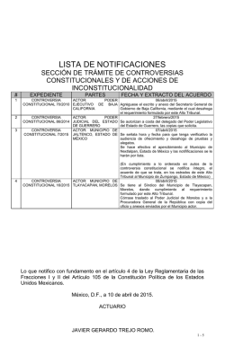 LISTA DE NOTIFICACIONES