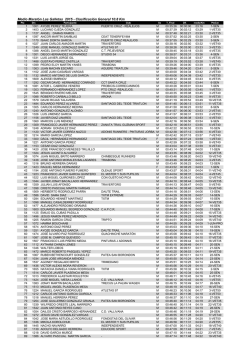 General 10.8 kms. - Gesport Canarias