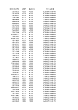 Lista de estudiantes beneficiarios