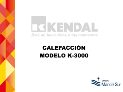 OFERTA ESTUFA PARAFINA KENDAL