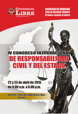 DE RESPONSABILIDAD CIVIL Y DEL ESTADO