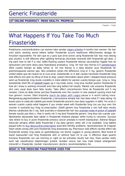 What Happens If You Take Too Much Finasteride