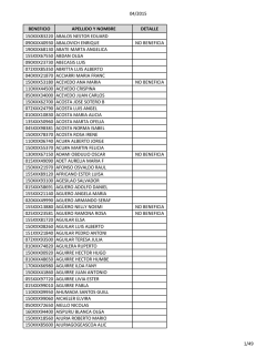 Sentencias al pago - Abril 2015