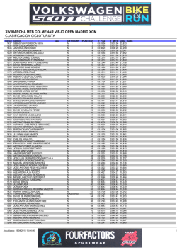 xiv marcha mtb colmenar viejo open madrid xcm
