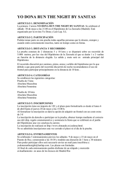 yo dona run the night by sanitas