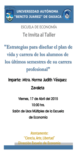 "Estrategias para dise&ntilde;ar el plan de vida y carrera de los alumnos