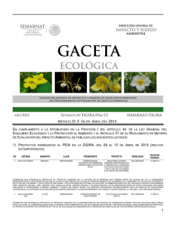 16 - Secretar&iacute;a de Medio Ambiente y Recursos Naturales