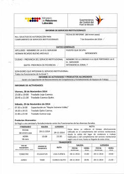 de Control del - Superintendencia de Control del Poder de Mercado