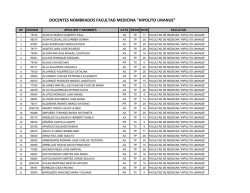 docentes nombrados facultad medicina "hipolito unanue"