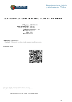 asociacion cultural de teatro y cine balma berria