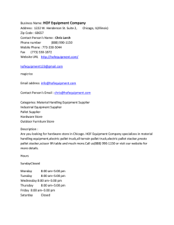 HOF Equipment Company