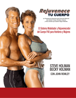 Rejuvenece Tu Cuerpo PDF Libro por Steve Holman
