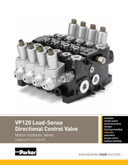 Cat HY14-2008 VP120 LS DCV