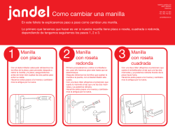 como cambiar una manilla de puerta