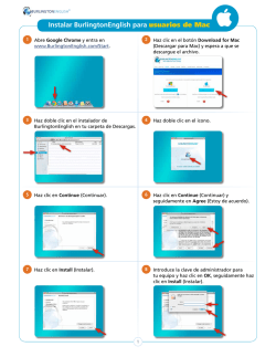 Instalar BurlingtonEnglish para usuarios de Mac