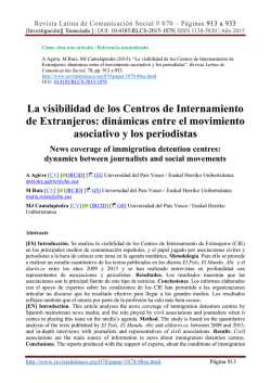 La visibilidad de los Centros de Internamiento de Extranjeros