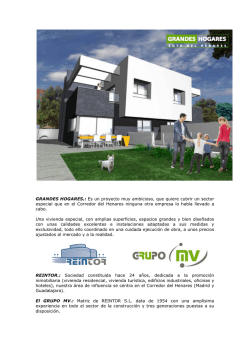 Dossier / folleto informativo