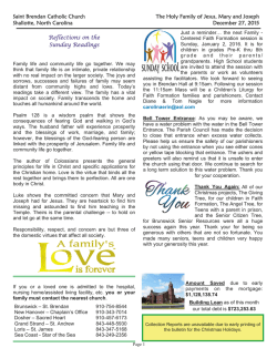 Saint Brendan Catholic Church The Holy Family of Jesus, Mary and