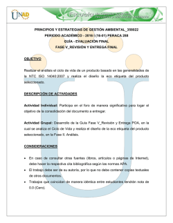 2016 i (16-01) peraca 288 gu&iacute;a - evaluaci&oacute;n final