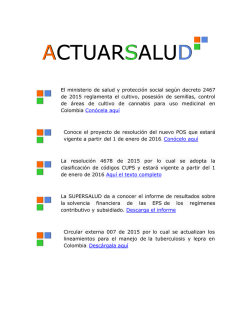 Bolet&iacute;n informativo