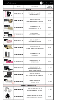 cat&aacute;logo - Fascino