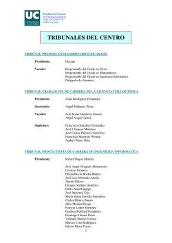 TRIBUNALES DEL CENTRO