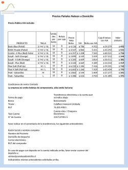 Diapositiva 1 - Pa&ntilde;ales a Domicilio ::: 2015