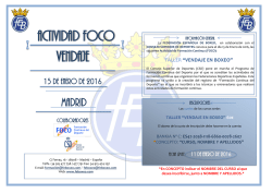 d&iacute;ptico taller vendaje madrid 15 enero 2016