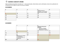 AGENDA SUBASTA REIBE