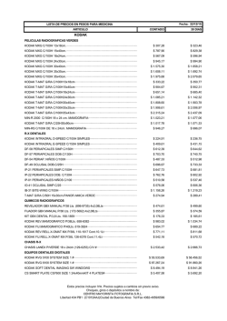 LISTA DE PRECIOS EN PESOS PARA