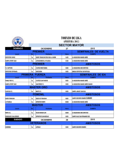 sector mayor - liga de futbol de tehuacan ac