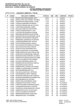 Visual FoxPro - UNAC-Comisi&oacute;n de Admisi&oacute;n