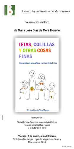 Presentaci&oacute;n del libro Tetas, colillas y otras cosas finas