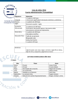 4&deg; Administraci&oacute;n/Contabilidad