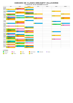 Descargar horario de clases