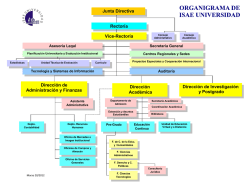 Organigrama - ISAE Universidad