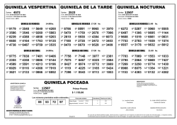 Quinielas de la Semana