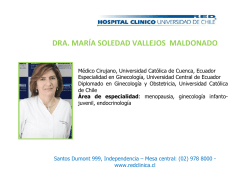 DRA. MAR&Iacute;A SOLEDAD VALLEJOS MALDONADO