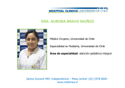DRA. AURORA BRAVO MU&Ntilde;OZ