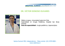 dr. v&iacute;ctor donoso olivares - Hospital Cl&iacute;nico Universidad de Chile