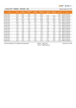 L&iacute;nea G10 - H&aacute;biles - Sentido: Ida.
