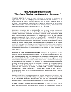 Marchamo Flexible con Promerica