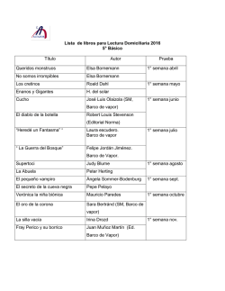 Plan lector 5&ordm; a 8&ordm; b&aacute;sico 2016